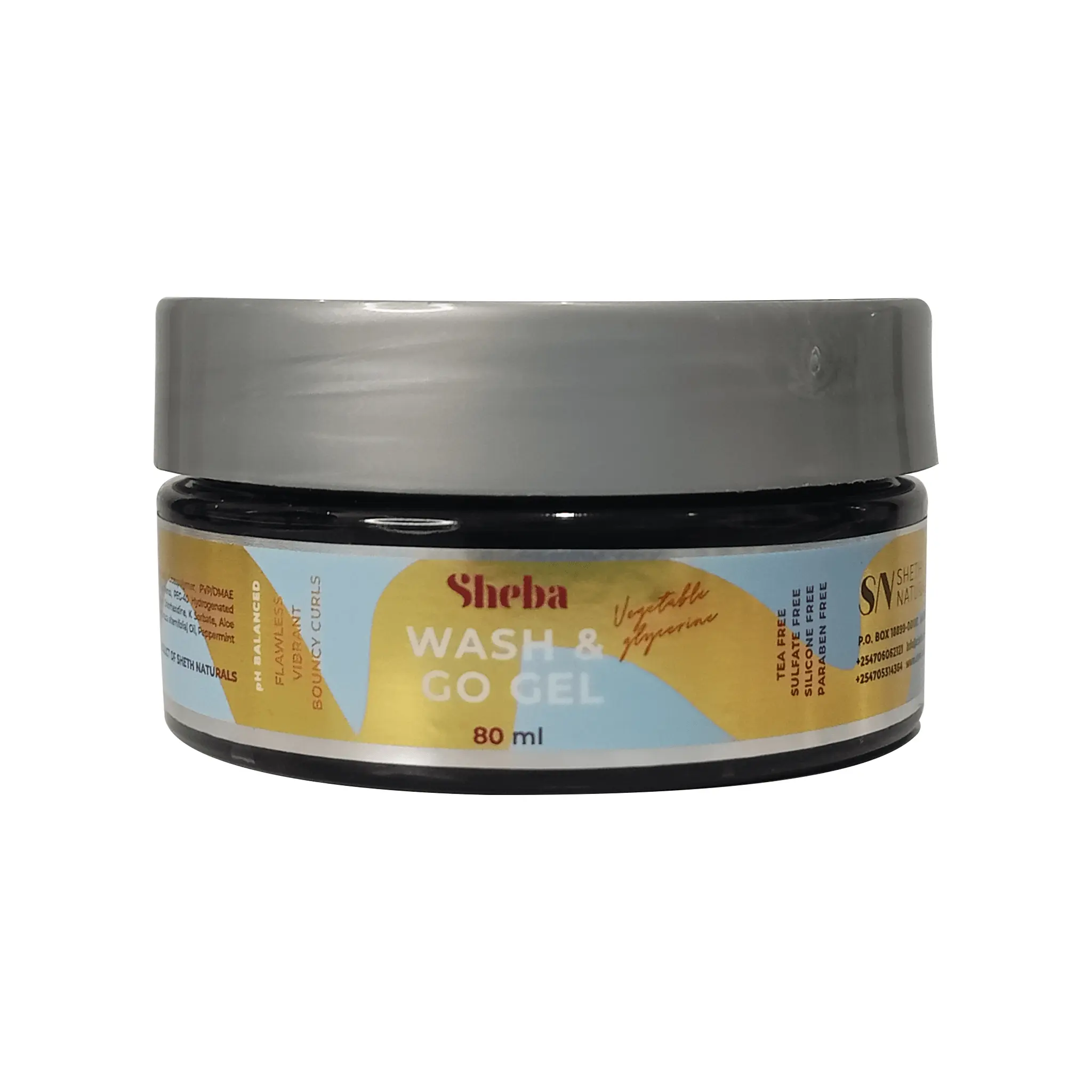 Wash & Go Gel 80ML-Sheth-Mizizi Wash & Go Gel 80ML-Sheth-Mizizi